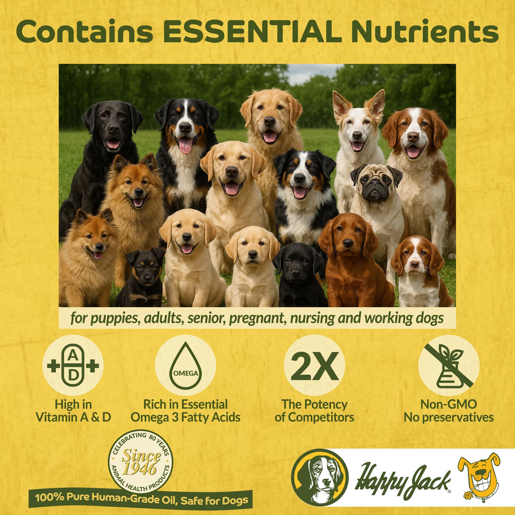 Cod Liver Fish Oil for Dogs 16 oz R172