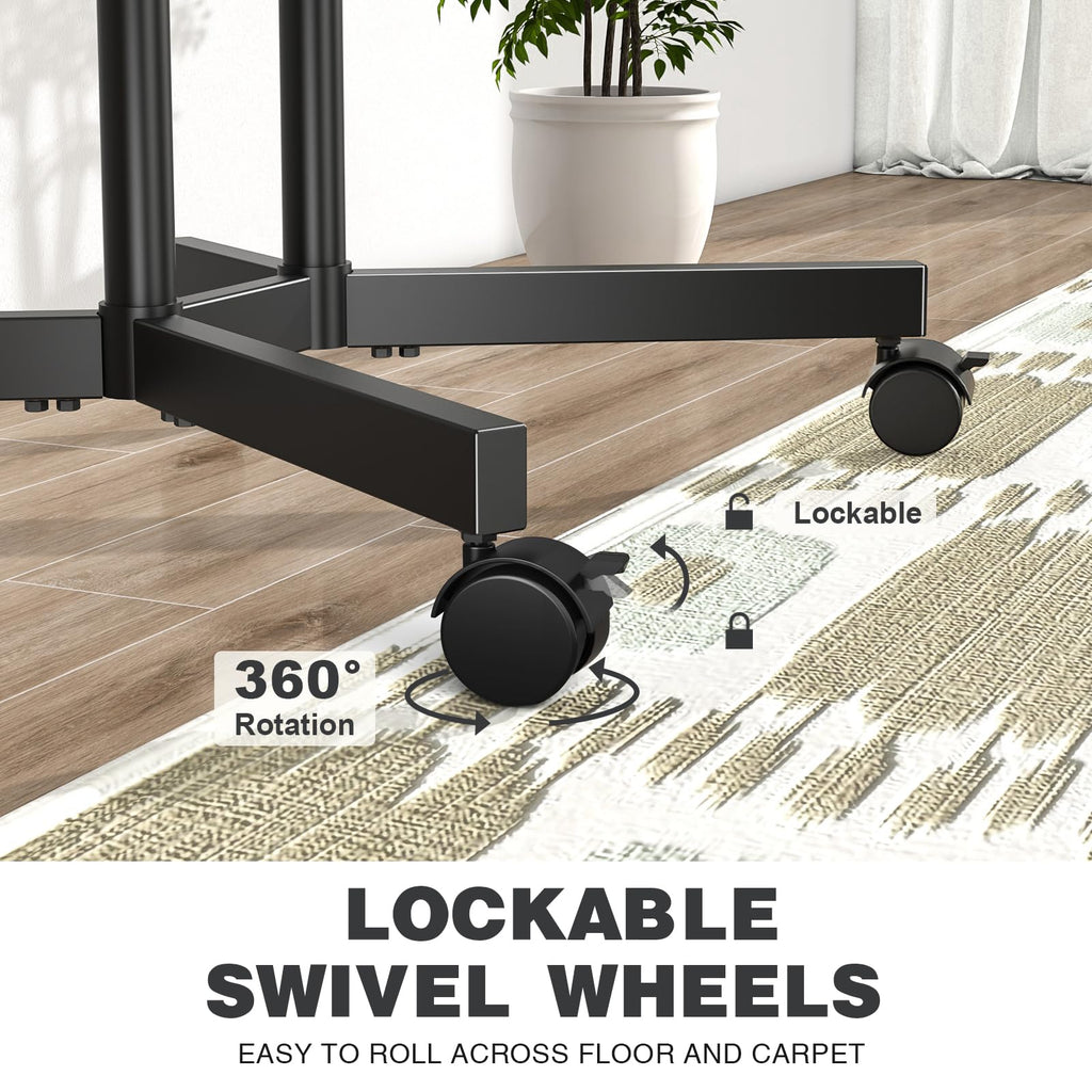 Mobile TV Stand with Wheels for 32-75 Inch TVs W740244