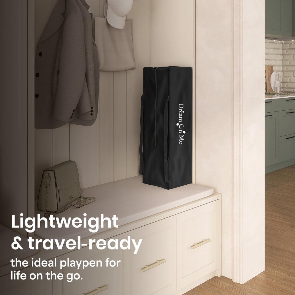 Portable Playard with Carry Bag, Black T5717