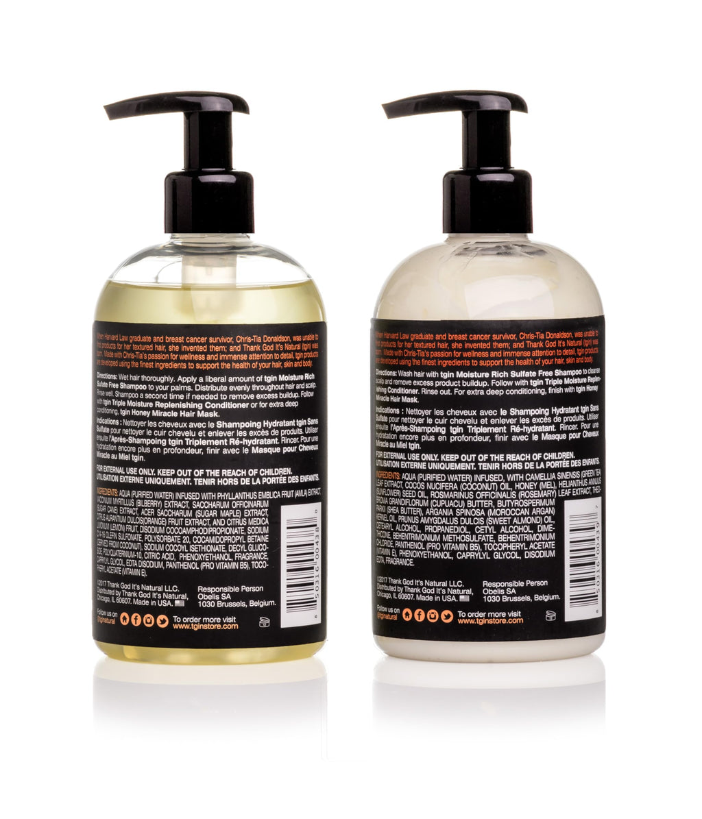 Sulfate Free Moisturizing Shampoo & Conditioner Duo 13 oz Set L632651