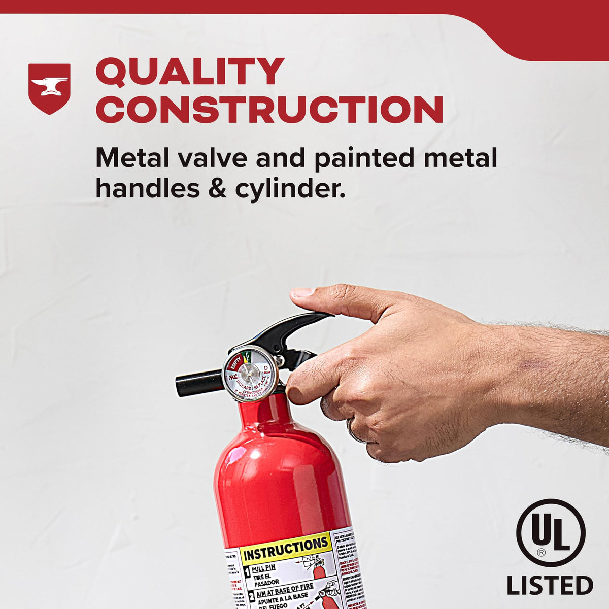 Fire Extinguisher 1-A:10-B:C 1 Pack U62457
