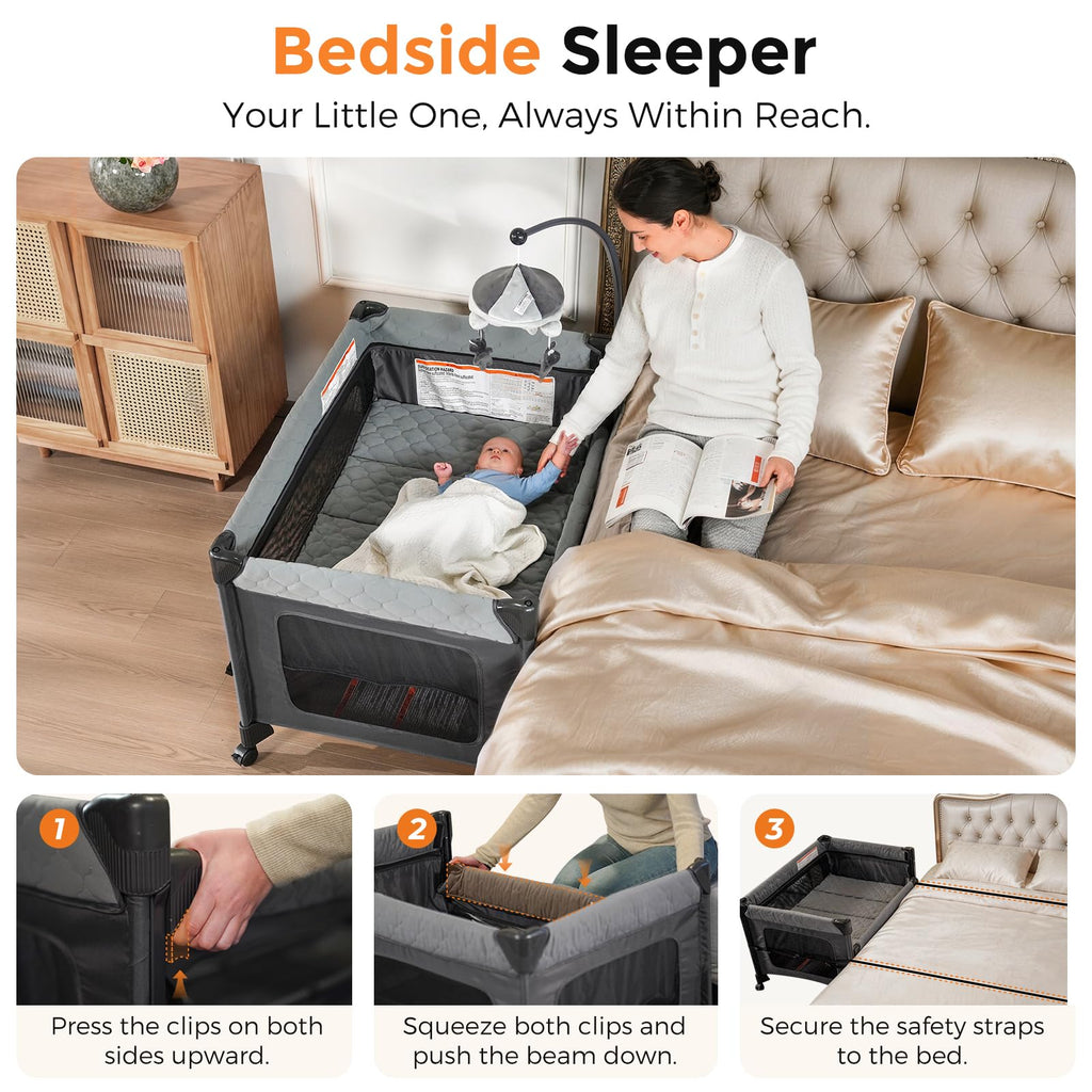 7 in 1 Pack and Play with Bassinet U51216