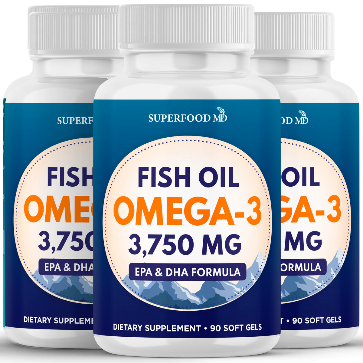 Omega 3 Fish Oil 3750 mg EPA & DHA 270 Count B977040