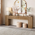 86-Inch Natural Oak Brown Console Table W4265