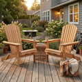Cedar Folding Adirondack Chair Set of 2 T505986